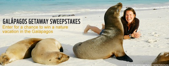 Galapagos Getaway Sweepstakes – Deadline Oct. 31!
