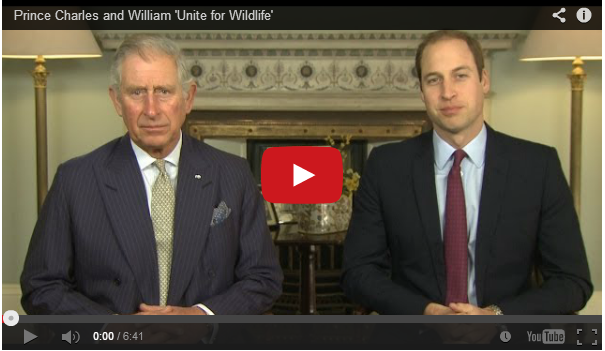 Video: UK Royalty Issues Plea to 'Unite for Wildlife'