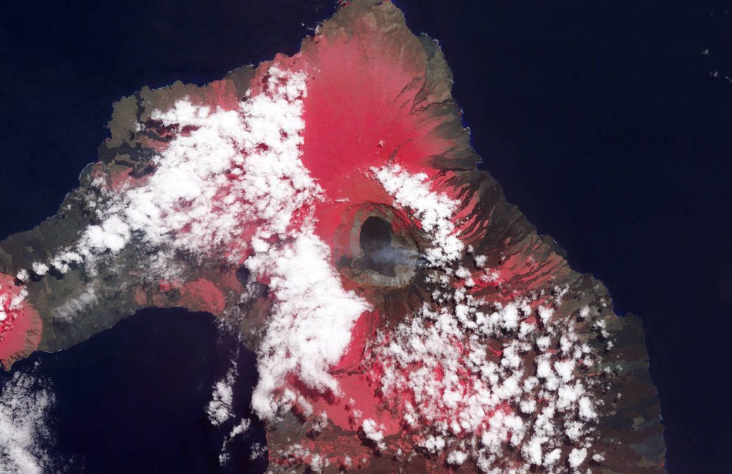Photo of the Day: Staring Down the Barrel of an Active Volcano from Space