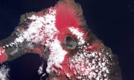 Photo of the Day: Staring Down the Barrel of an Active Volcano from Space