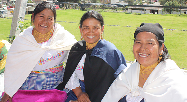 Quechua Women in Otavalo, Ecuador
