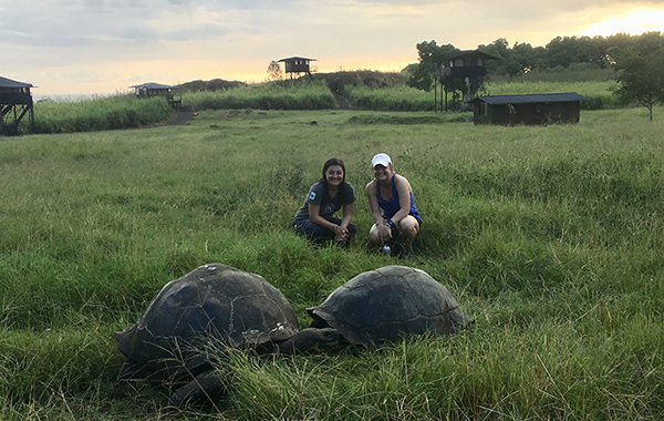 Natural Habitat's Galapagos Tortoise Camp at sunset
