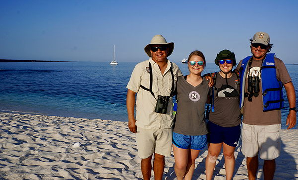 Galapagos guides and guests