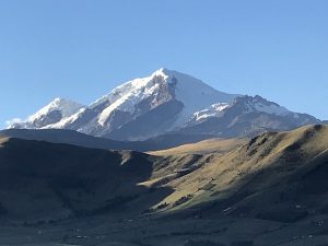 Andes mountain in Ecuador