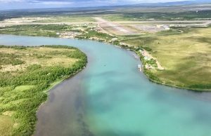 Alaskan river and tundra
