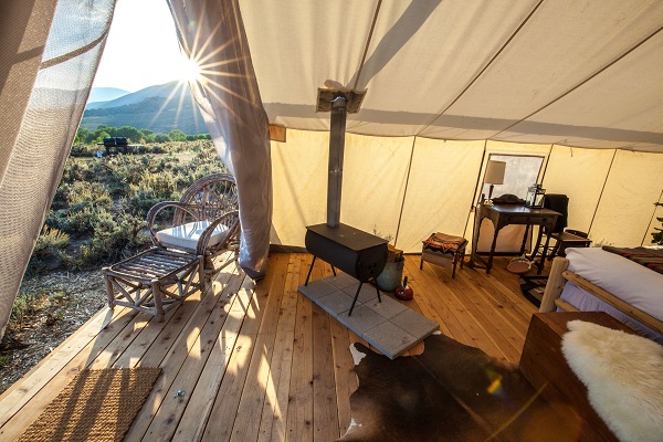 Glamping in Yellowstone