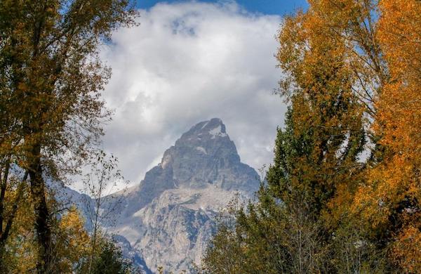 Grand Tetons in fall