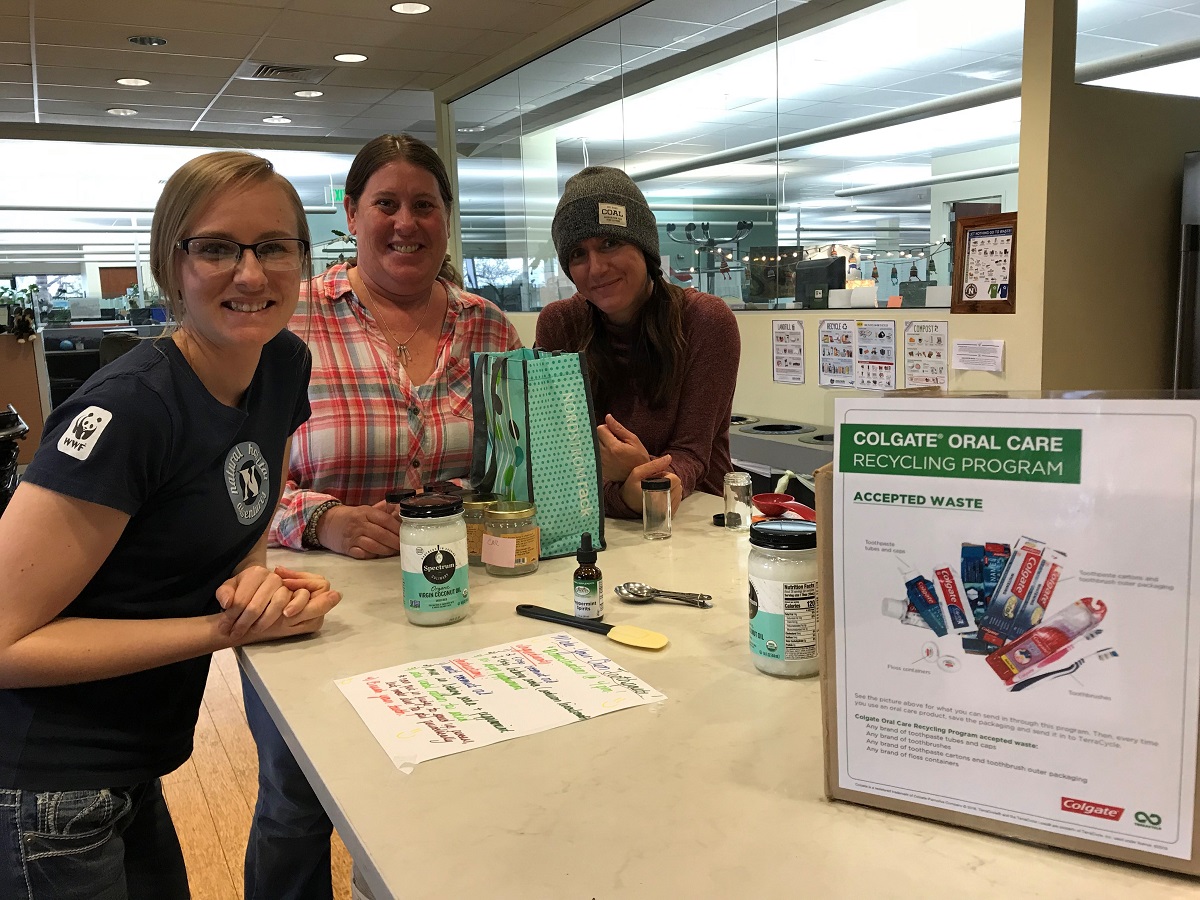 Making homemade toothpaste