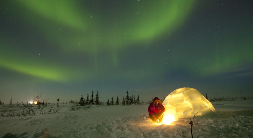 Northern lights in Churchill