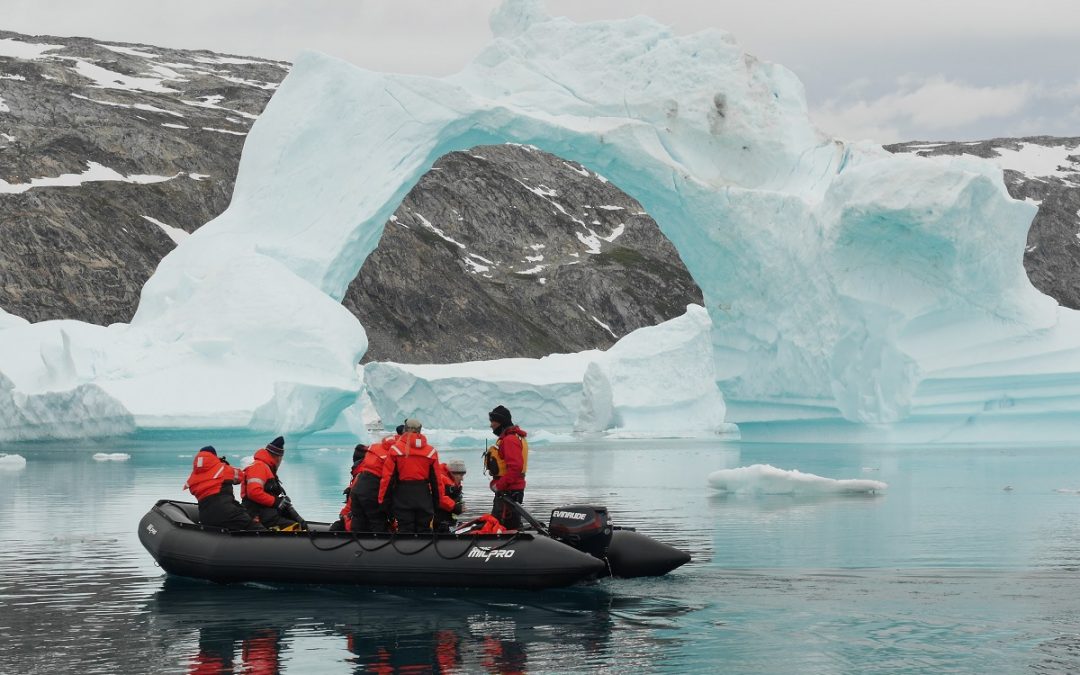 Watching Icebergs in Greenland