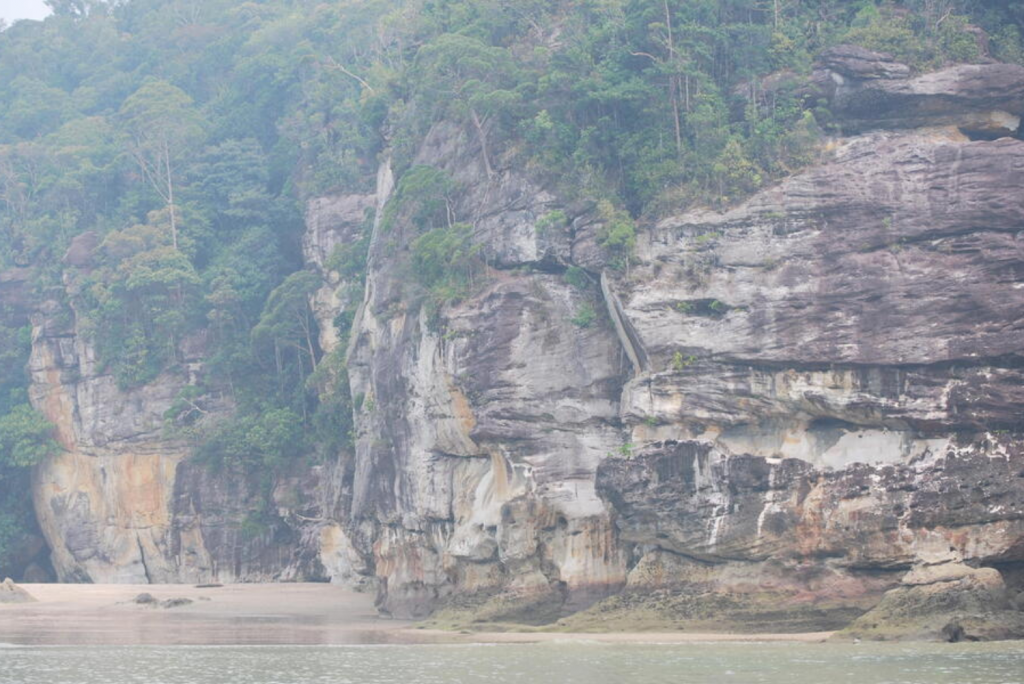 The coast of Borneo