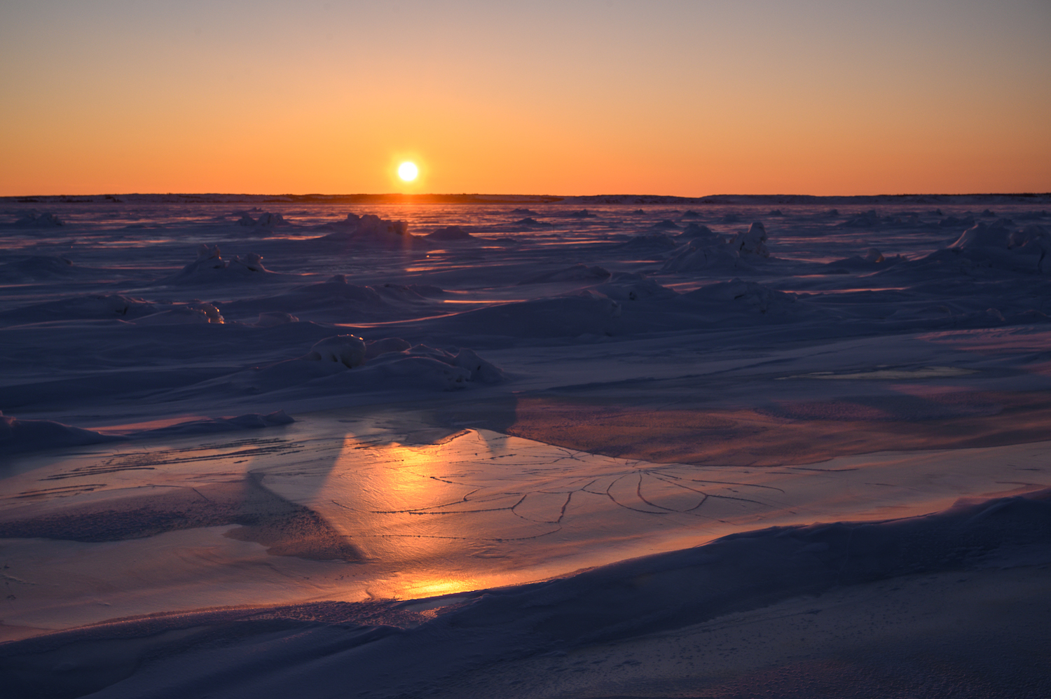 Sunset at the Churchill River 1