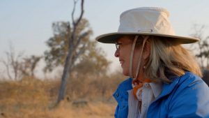 Nat Hab traveler Jan Cochran on safari in Botswana, East Africa