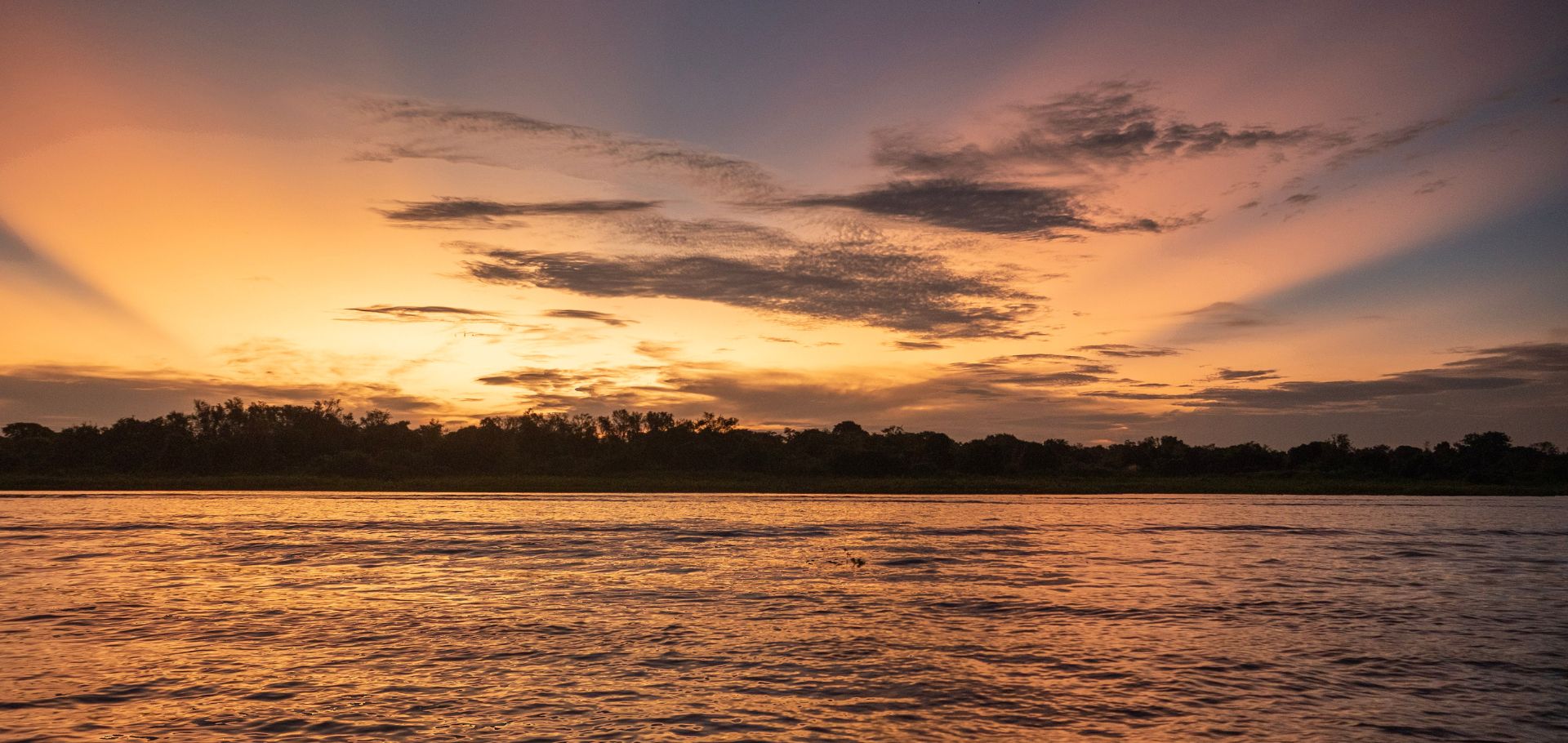 Sunset in the Pantanal