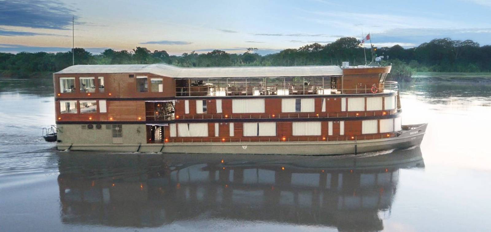 South America, Amazon River Cruise, riverboat Delphin II