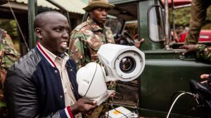 Assistant warden and FLIR camera operator at Mara Conservancy at Maasai Mara National Reserve.