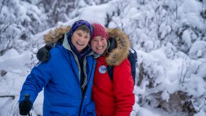 two women in canada churchill arctic exploration nature tourism