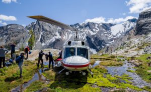 Helicopter hiking in Canada by Taylor Burk