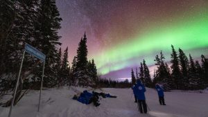northern lights, aurora borealis, Churchill, Canada