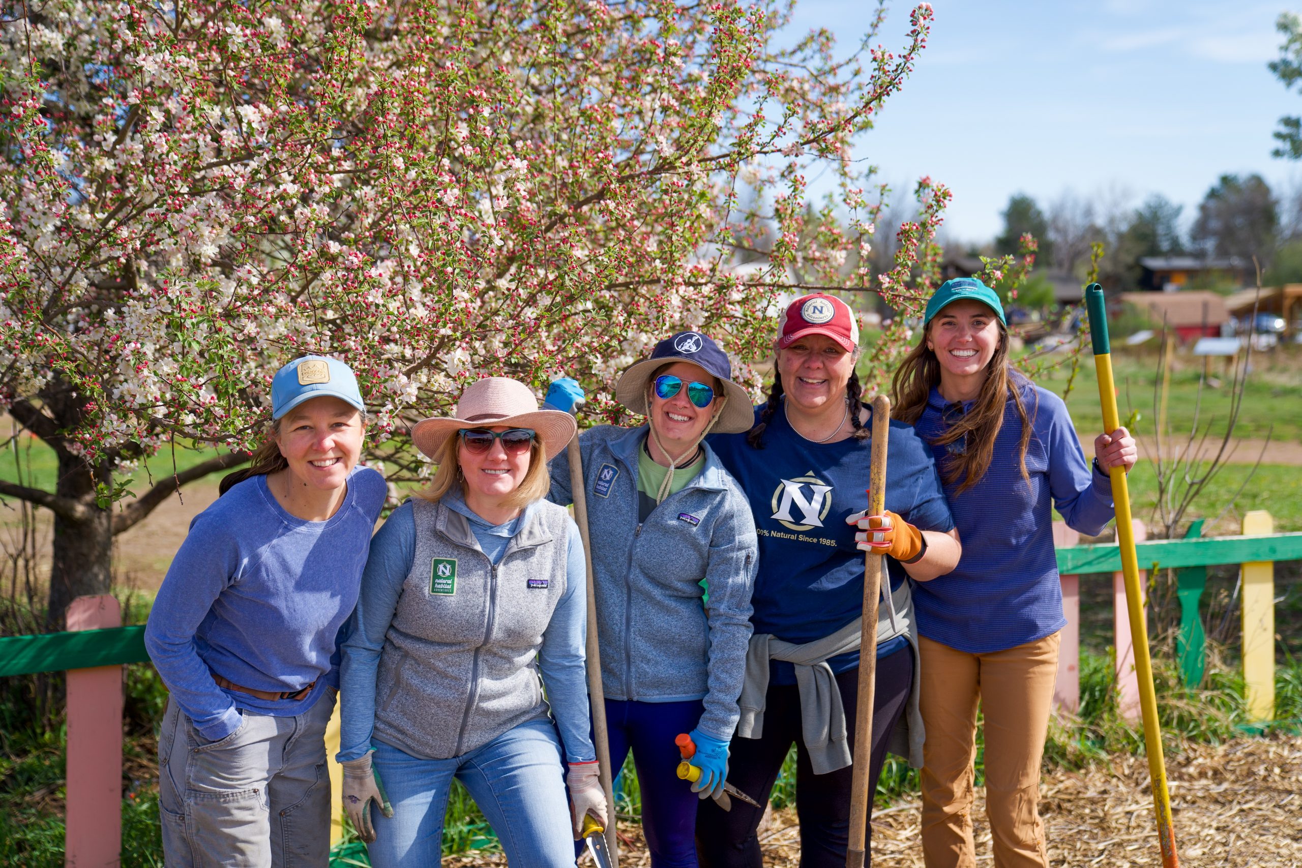 Nat Hab Staff volunteering
