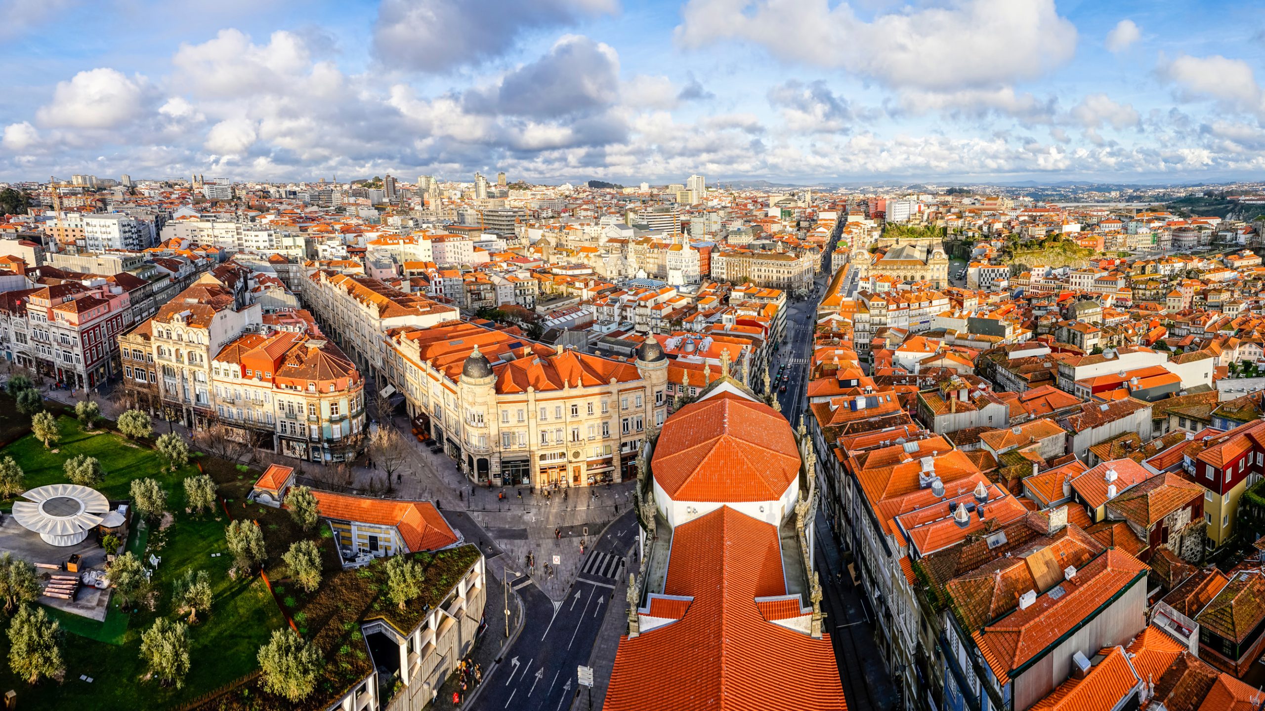 Detail of the city of Porto in Portugal
