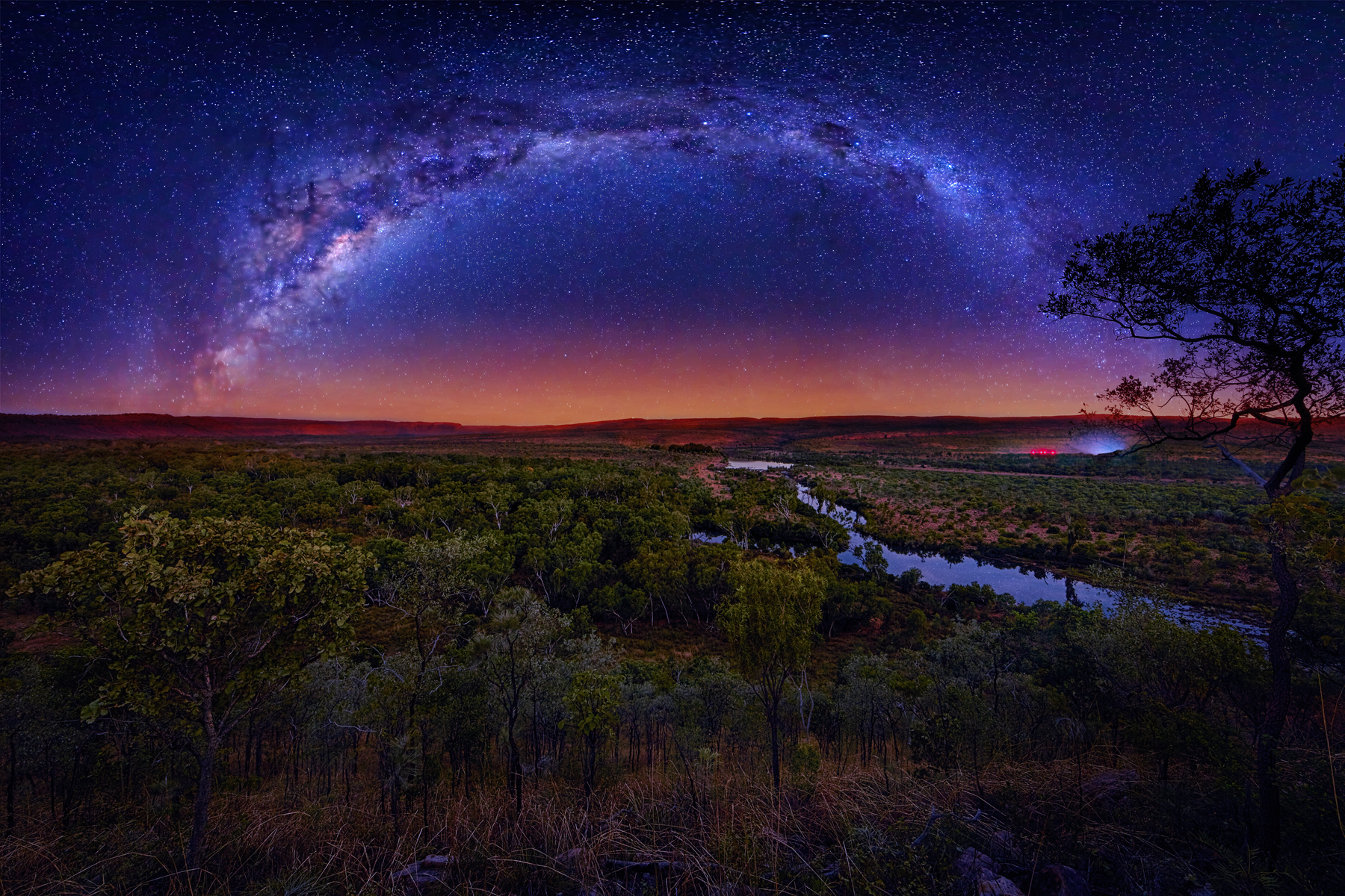 Milky Way over El Questro National Park, Western Australia