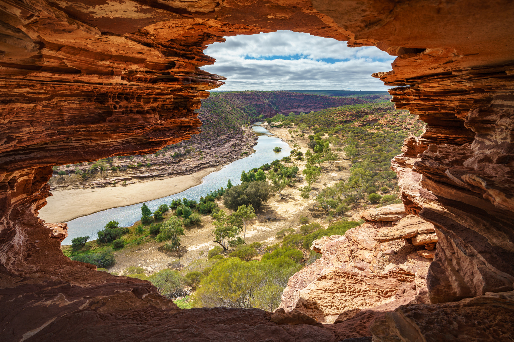 Nature's Window rock formation in Kalbarri National Park, Western Australia