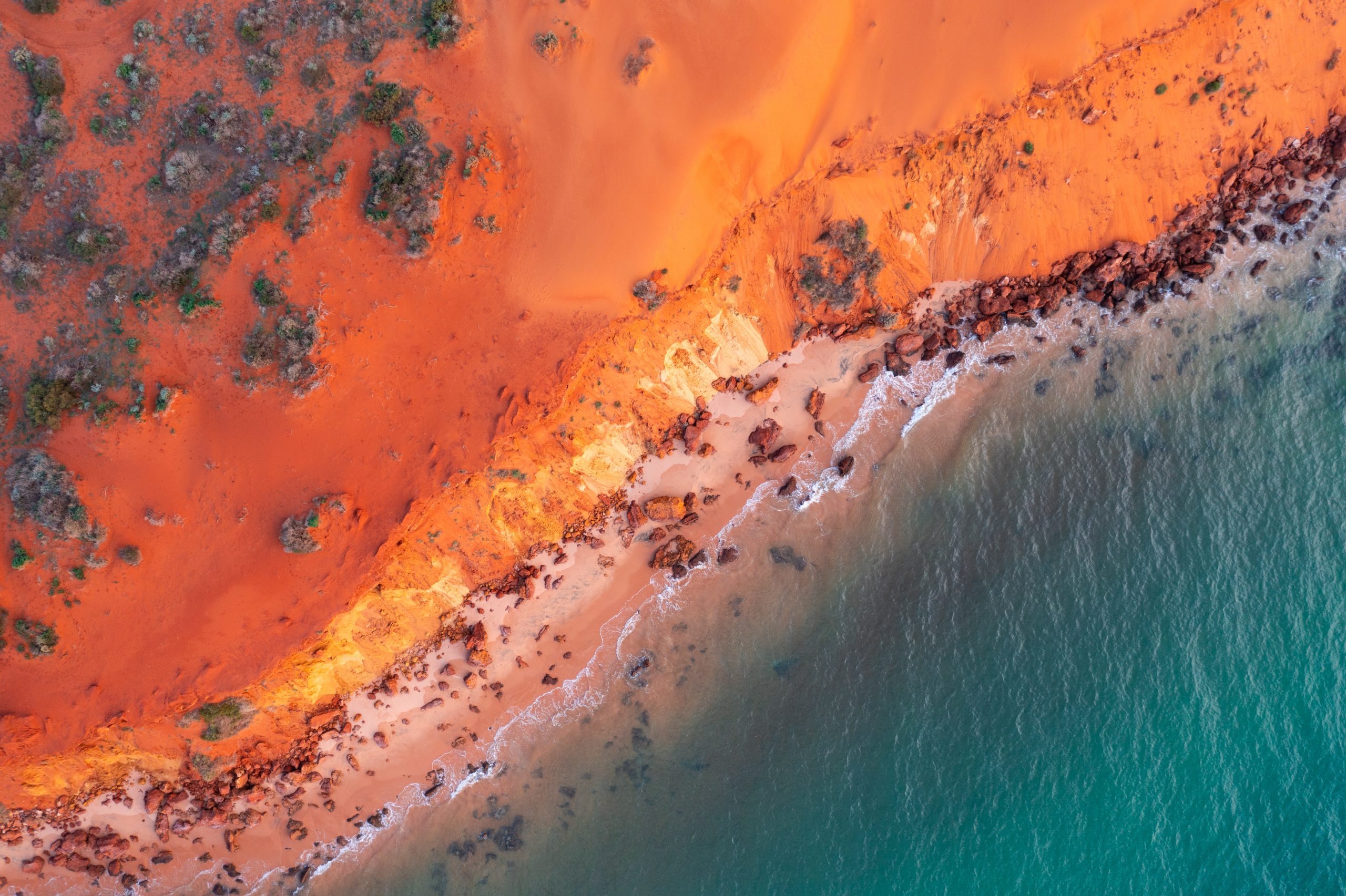 Shark Bay, a World Heritage Site in the Gascoyne region of Western Australia.