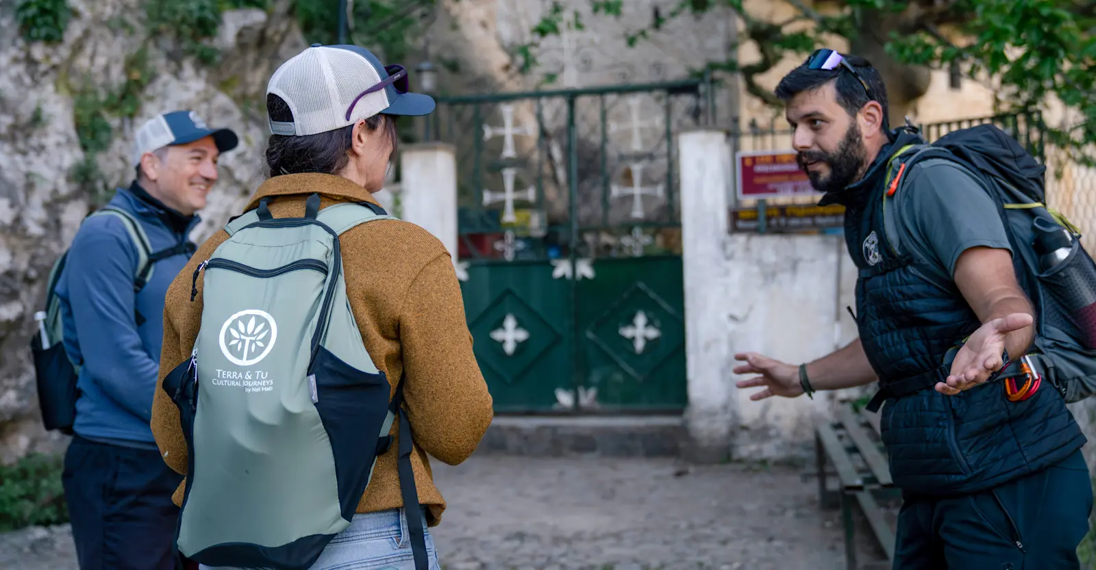 Terra & Tu guests and Expedition Leader, Greece